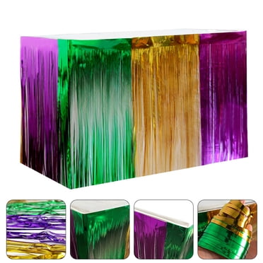 IDEANATEGRATE 1 Set Table Skirt Tassel For Event Organizers Festive Table Skirts 270x75cm