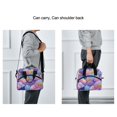 thumbnail image 6 of Lunch Bag Portable Crossbody Meal Bag Cooler Bag Insulated Lunch Bag Food Bag Handheld & Crossbody Design Colorful Leaves, 6 of 6