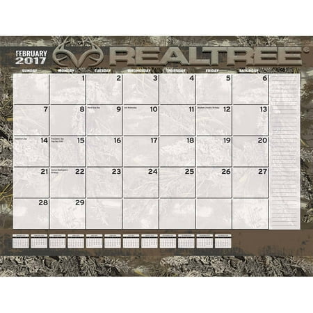 Turner Licensing 2017 22 X 17 Desk Calendar Realtree Hidden