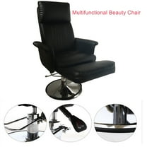 Facial Beauty SPA Salon Chair for Beauty Home Office Hydraulic Lift Load 440LB 360 Degree Rotation Black
