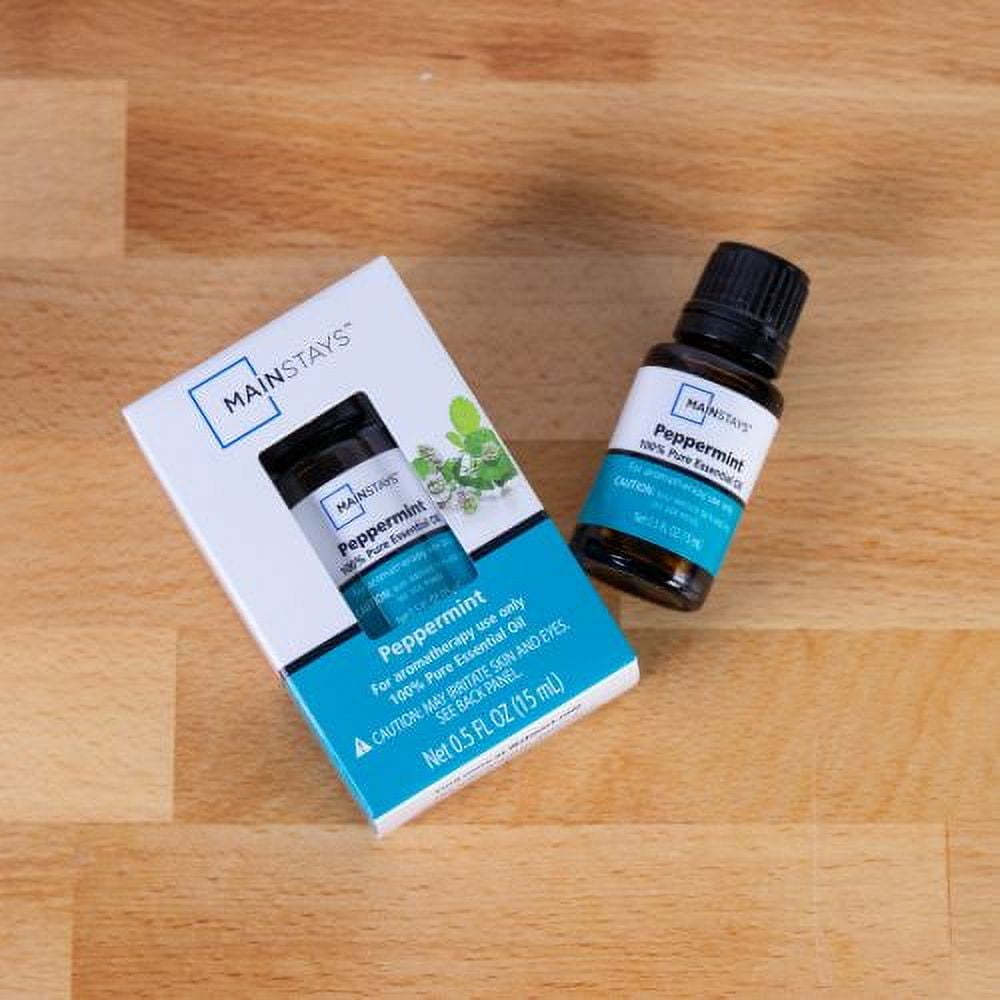 (3 pack) Mainstays Pure Peppermint Essential Oil, 15ml, 1 Pack