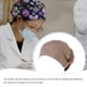 thumbnail image 2 of Guardurnaity Musulmán Turbante Bouffant Caps Botón Hijabs Sombreros Plisado Chemo Head Wrap Sombreros caqui, 2 of 6