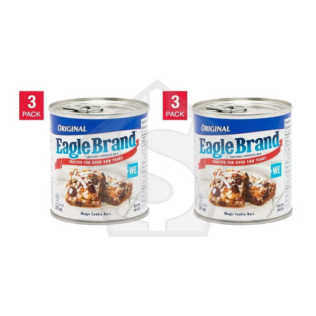 Eagle Lait Condensé Sucré Original de Marque - Lot de 2