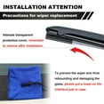 thumbnail image 6 of MODIGT Windshield Wipers 22"+22" Replacement for Chevrolet Avalanche 2000-2013, Chevrolet Impala 2013-2006 Premium All-Season Automotive Windshield Wiper Blades, 6 of 7