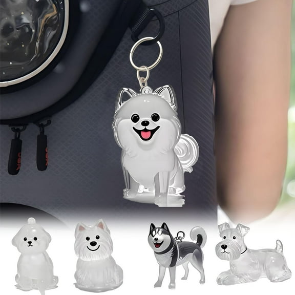 Dpityserensio Pet Dogs Hair Collector Keychain Portable Mini