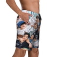 thumbnail image 3 of Stray Kids Men's Swim Trunks Quick Dry Beach Board Shorts with Pockets Mesh Lining Bathing Suits, 3 of 7