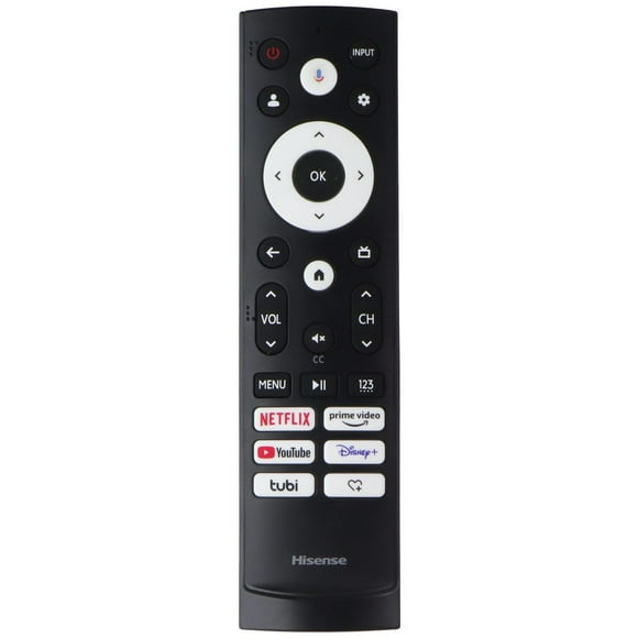 Hisense Télécommande Vocale () avec Netflix/Prime/YouTube/Disney+/Tubi/Heart+ (Utilisé)