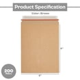 thumbnail image 2 of MMBM Kraft Rigid Mailers 6" x 6" Self Adhesive Envelopes for Shipping Photos and Flat Materials 200 Pieces, 2 of 5