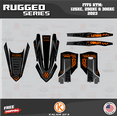 thumbnail image 3 of Kalair GFX Graphics Kit for Ktm KTM Enduro 2-Stroke 125XC,250XC and 300XC (2023) Rugged Series, 3 of 5