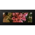 thumbnail image 2 of Butcher, Sarah 24x11 Black Modern Framed Museum Art Print Titled - Pink Roses, 2 of 5