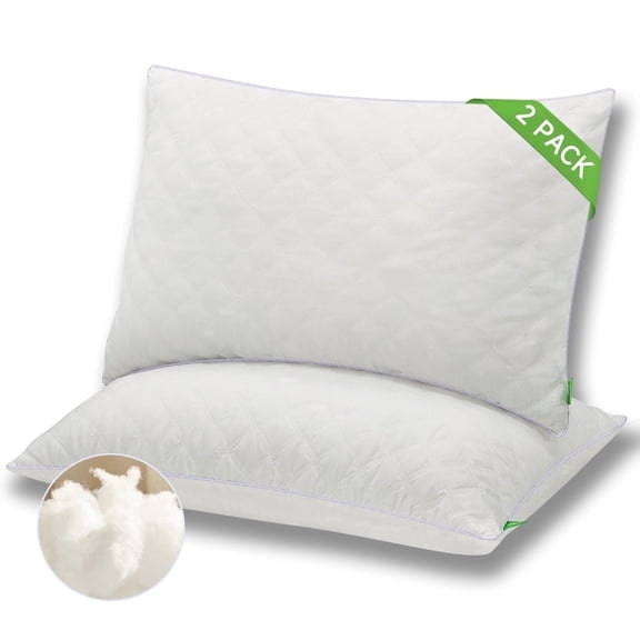 Z-HOM bed pillows for bed 2 pack Cooling Down Alternative Pillows for Side, Back and Stomach Sleepers Set of 2 Pillows for Bed 20x26 inches