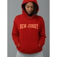 thumbnail image 2 of New Jersey Sports Style Hoodie Women -Image by Shutterstock, Female XX-Large, 2 of 4