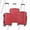Pearl Red, variant on 3 Piece Silver Luggage Set Hard Side Lightweight Luggage 20/24/28In+Spinner Wheels