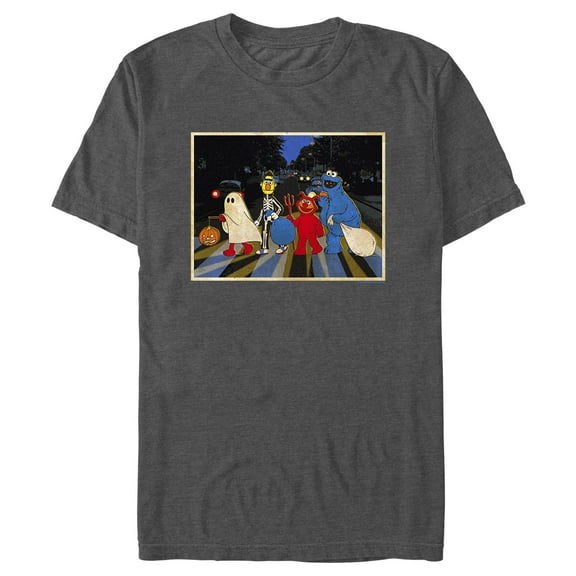 Men's Sesame Street Halloween Abbey Road Graphic T-Shirt