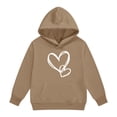 thumbnail image 6 of Girls' Heart Graphic Print Cute Hoodies Long Sleeve Pullover Hoodie Sweatshirt with Pocket Oversized Fleece Lined Cozy Jacket, 6 of 6
