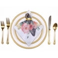 thumbnail image 2 of WERPE Cute Cat Cloth Napkin Reusable Polyester Napkin for Dining, Wedding, Banquet - Mother's Day Gift 4 PCS, 2 of 7