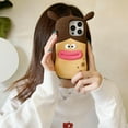thumbnail image 4 of Case for iPhone 12 Pro Max Case Funny Phone Case Cute iPhone 12 Pro Max Case Kawaii iPhone Cases Sausage Mouth Creative Soft Rubber Bumper Shockproof Protective Case Cover for Women Girls, 4 of 8
