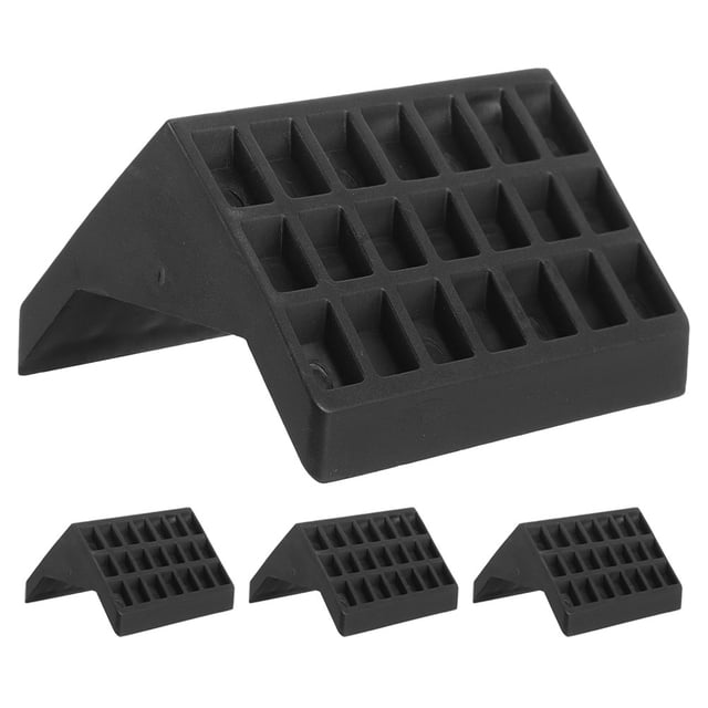 Moluckfu 4Ud Guardas De Para De Tenis Para Uso Interior Color Negro