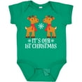 thumbnail image 3 of Inktastic Twins Our 1st Christmas Reindeer Boys or Girls Baby Bodysuit, 3 of 5