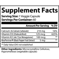 thumbnail image 5 of Invincible Supplements Vitamin D3 + K2 Supplement for Bone Health and Cardiovascular Support- 60 Servings, 5 of 6