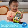 thumbnail image 4 of Fisher-Price Laugh & Learn 2-in-1 Slide to Learn Smartphone Musical Toy for Baby & Toddler, 4 of 8