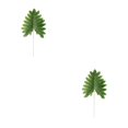 thumbnail image 4 of Kearding 20 bolsas de arreglos florales verdes con hojas de sandía simuladas, lluvia de primavera ligera de Canna Indica simulada realista y Lluvia ligera de primavera 2piezas, 4 of 6