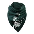 thumbnail image 1 of Foulard pour Femmes Chaude en Coton Imprimé Bouton Mode Châles Doux, 1 of 3