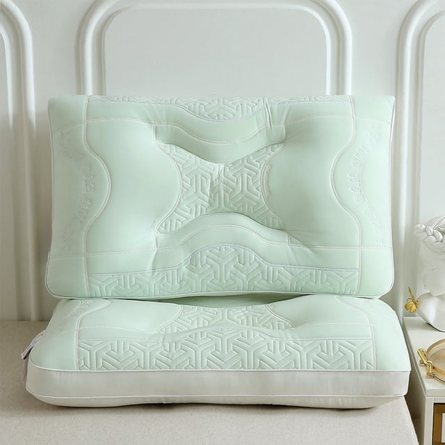 Almohadas de látex de clase A, ideales para dormir y con soporte para el cuello, para mujeres y bebés, de seda refrescante, aptas para uso doméstico o hotelero.