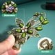 thumbnail image 5 of GOOHOCHY 1 pinza para el pelo con flores de diamantes de imitación, accesorios para el cabello para mujer, pasadores para el cabello vintage, joyería para el cabello de boda., 5 of 7