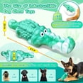 thumbnail image 4 of Dog Chew Toys for Aggressive Chewers,Tough Squeaky Alligator Toy for Small, Medium, Large Breed to Keep Them Busy & Clean Teeth and Reduce Boredom or Stress Relief, 4 of 7