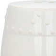thumbnail image 2 of Safavieh Modern Ming Indoor/Outdoor Ceramic Garden Patio Stool, Cream, 2 of 4