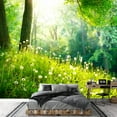 thumbnail image 3 of wall26 - Spring Nature Beautiful Landscape Green Grass and Trees - Removable Wall Mural | Self-Adhesive Large Wallpaper - 66x96 inches, 3 of 6