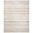 thumbnail image 3 of SAFAVIEH Madison Hannah Geometric Area Rug, Ivory/Fuchsia, 10' x 14', 3 of 8