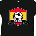 thumbnail image 4 of Inktastic Soccer Spain Flag Banner Boys or Girls Toddler T-Shirt, 4 of 5