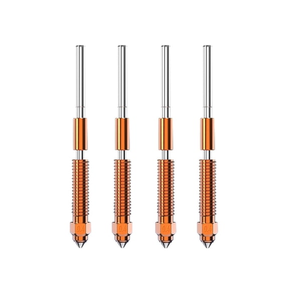 0.4mm K2 Plus/K2 Series/Hi Combo Nozzle Unicorn Quick-Swap Printhead High-Speed Printing High Flow Extruder Nozzles All Metal Integrated for Printing PLA,ABS,PETEG,TPU,PP,PC,PLA-CF,PA-CF,PET-CF (4)