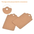 thumbnail image 4 of Uxcell Wave type Paper Gift Tags with Twine Rope khaki 50x30mm Length 65.6 Feet 100pcs, 4 of 5