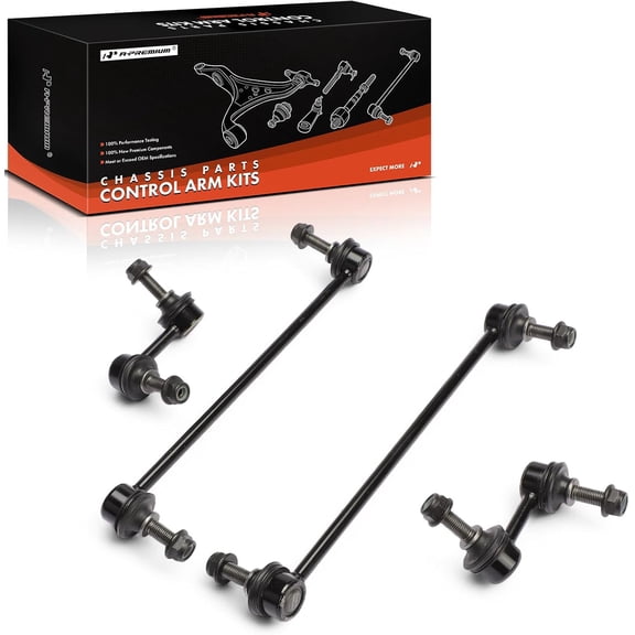 A-Premium Set of 4, Front & Rear Sway Bar Links Stabilizer Bar Links Kit, Compatible with Nissan Sentra 2020 2021 2022 2023 2024