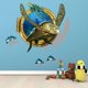 thumbnail image 1 of Pegatinas de pared de vinilo autoadhesivas 3D removibles para romper a través de la pared/murales calcomanías artísticas decorador a favor de los niños (tortuga marina grande (23,6, 1 of 3