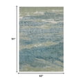 thumbnail image 6 of 5â€™ x 8â€™ Blue Sage Impressionistic Ocean Area Rug, 6 of 7