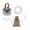 flat-silver, variant on Small Windproof Liquor Burners Easy Cleaning Camping Burners for Outdoor Activity with Stable Flame and Easy Cleaning