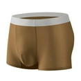 thumbnail image 1 of Men Ice Silk Flat Angle Underpants Loose Frivolous Breathable Elastic Exercise Home, 1 of 6