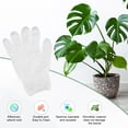 thumbnail image 2 of Uxcell Microfiber Dusting Glove for Plant, 7x10 cm/2.8x3.9 Inch Reusable Leaf Cleaning Mitten for Plants/House [White], 2 of 7