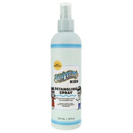 Suavecito Kid's Detangling Spray, Nourishing & Gentle Plant Based Detangler, Calming Chamomile Scent, Free of Sulfates, Parabens, and Phthalates, Cruelty Free