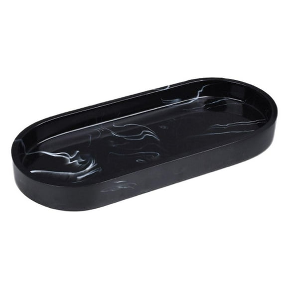 Luxury Marble Handmade Bathtub Tray Plate Rectangular Jewelry Soap Black