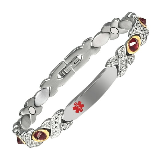 Wollet Stainless Steel Bracelet for Men,Birthday Gifts for Boyfriend or Husband