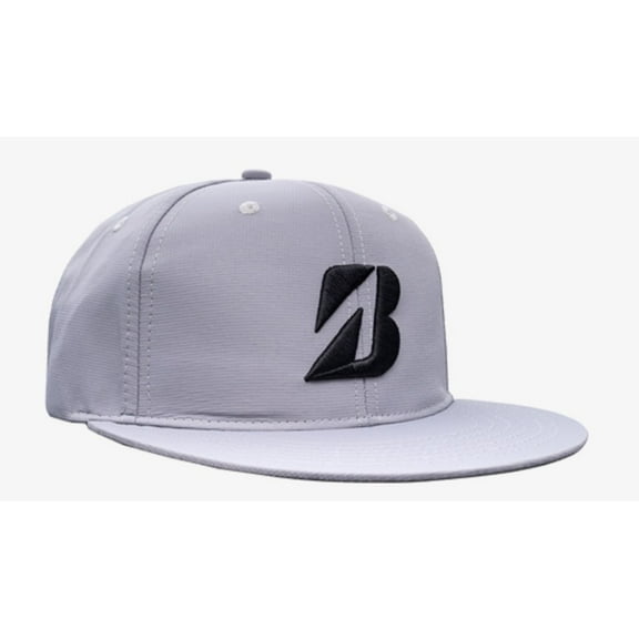 Bridgestone Tour Flat Snapback Gray Headwear Men Fits All