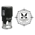 thumbnail image 5 of Printtoo Round Custom Text Rubber Stamp Self Inking Square Monogram Address Return Personalized Stamper, 5 of 6