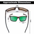 thumbnail image 2 of Flying Fisherman Freeline Polarized Sunglasses - Tortoise/Amber Green Mirror, 2 of 7