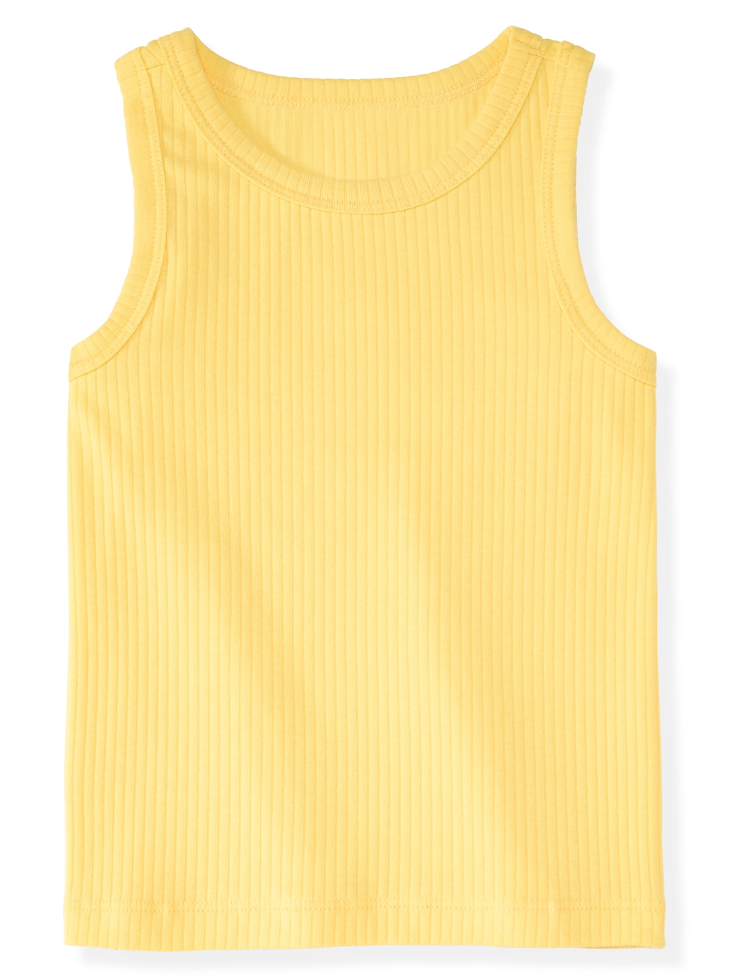 Garanimals Newborn, Baby & Toddler Girl Cotton Graphic Tank Tops, 4‑Pack, Sizes 0-6T