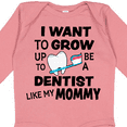 thumbnail image 4 of Inktastic I Want To Grow up To Be a Dentist Like My Mommy Boys or Girls Long Sleeve Baby Bodysuit, 4 of 5